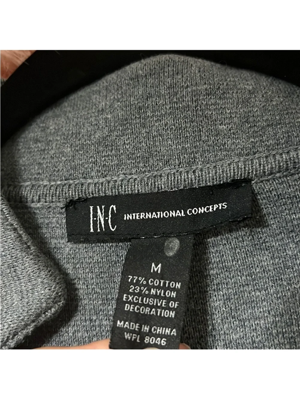 INC International Concepts tailored gray